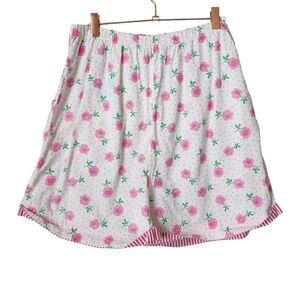 VINTAGE floral cottagecore boxer‎ style shorts pink pretty girl summer shorts